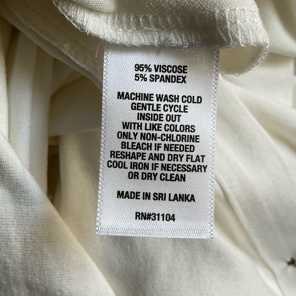 NWT Kim Rogers Small Cream Hi/Lo Button Down Long Sleeve Tunic Shirred Sleeves - Picture 3 of 10